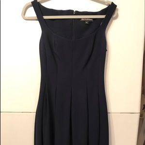 Jill Stuart Navy Boatneck Dress w/ Pleats - NWOT